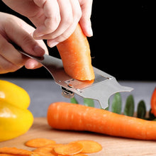 Load image into Gallery viewer, Fork-shaped Chocolate Planer Stainless Steel Truffle Slicer Cheese Grater, Cheese Slicer 6