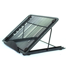 Load image into Gallery viewer, Portable Desktop Folding Cooling Metal Mesh Adjustable Ventilated Holder