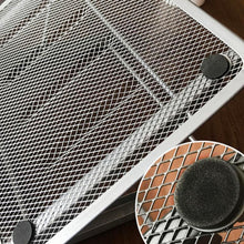 Load image into Gallery viewer, Portable Desktop Folding Cooling Metal Mesh Adjustable Ventilated Holder