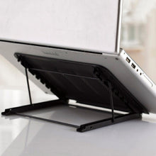 Load image into Gallery viewer, Portable Desktop Folding Cooling Metal Mesh Adjustable Ventilated Holder
