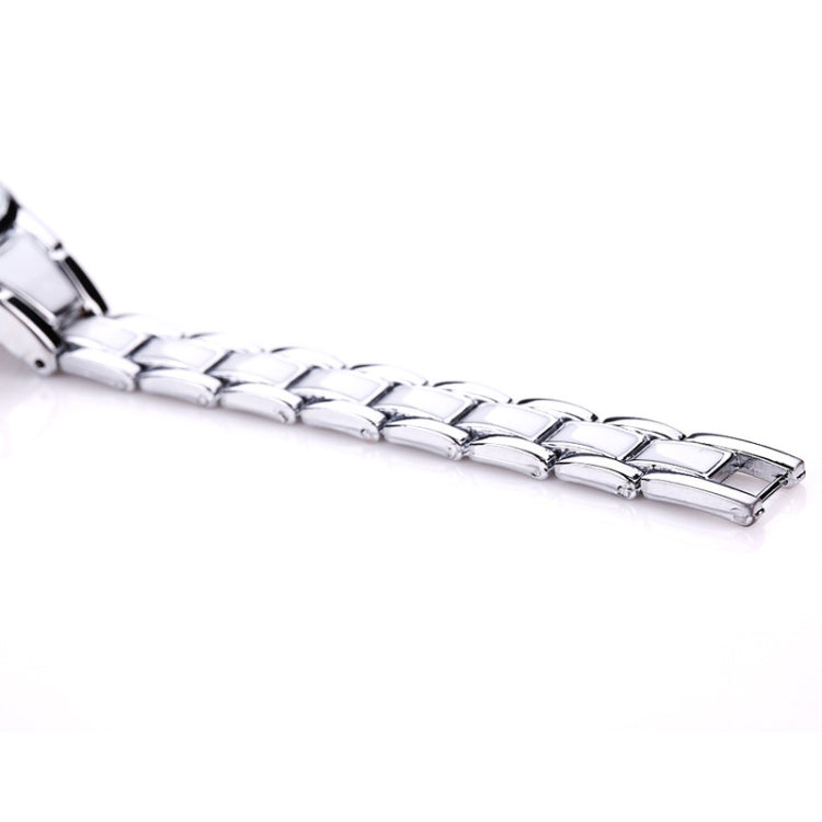 Lvpai Round Dial Two-Color Stainless Steel Strap Bracelet Quartz Watch for Women