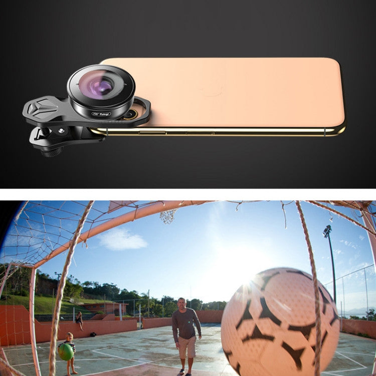 APEXEL APL-HB195 195 Degrees Fisheye Professional HD External Mobile Phone Universal Lens