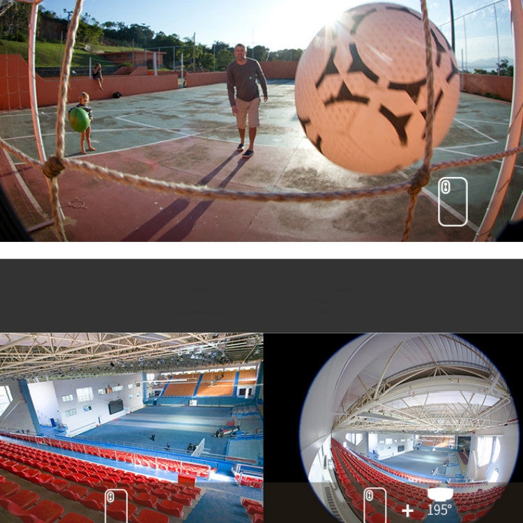 APEXEL APL-HB195 195 Degrees Fisheye Professional HD External Mobile Phone Universal Lens