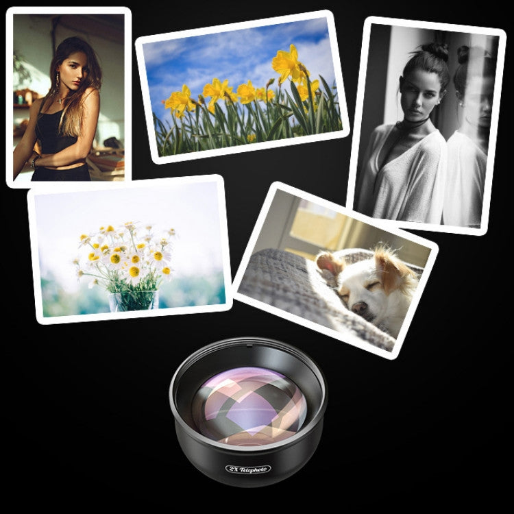 APEXEL APL-HB2X 2X Telephoto Lens Extended Professional HD External Mobile Phone Universal Lens