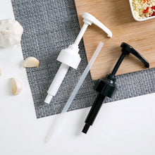 Load image into Gallery viewer, 2pcs Household Fuel Consumption Quantitative Bottle Press Type Nozzle Pump Head, Plastic(White), Plastic(Black)