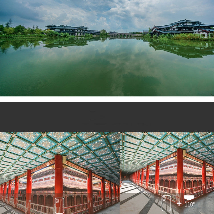 APEXEL APL-HB110 110 Degrees Wide Angle Professional HD External Mobile Phone Universal Lens