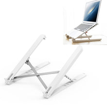 Load image into Gallery viewer, Folding Portable Lifting Desktop Cooling Height Angle Adjustable Laptop Bracket