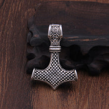 Load image into Gallery viewer, Mjolnir Pendant Viking Protective Talisman Hammer Necklace, TBD074879001A, TBD074879001C, TBD074879001F, TBD074879001B, TBD074879001D, TBD074879001E