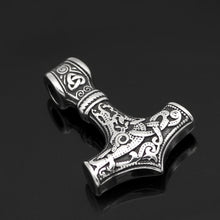 Load image into Gallery viewer, Mjolnir Pendant Viking Protective Talisman Hammer Necklace, TBD074879001A, TBD074879001C, TBD074879001F, TBD074879001B, TBD074879001D, TBD074879001E