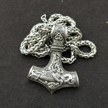 Load image into Gallery viewer, Mjolnir Pendant Viking Protective Talisman Hammer Necklace, TBD074879001A, TBD074879001C, TBD074879001F, TBD074879001B, TBD074879001D, TBD074879001E