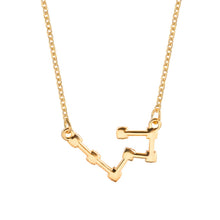 Load image into Gallery viewer, Fashion Zircon Pendant Zodiac Guardian Necklace Short Clavicle Chain, Aquarius-Gold, Aquarius-Silver, Pisces-Gold, Pisces-Silver, Aries-Gold, Aries-Silver, Taurus-Gold, Taurus-Silver, Gemini-Gold, Gemini-Silver, Sagittarius-Gold, Sagittarius-Silver    ...