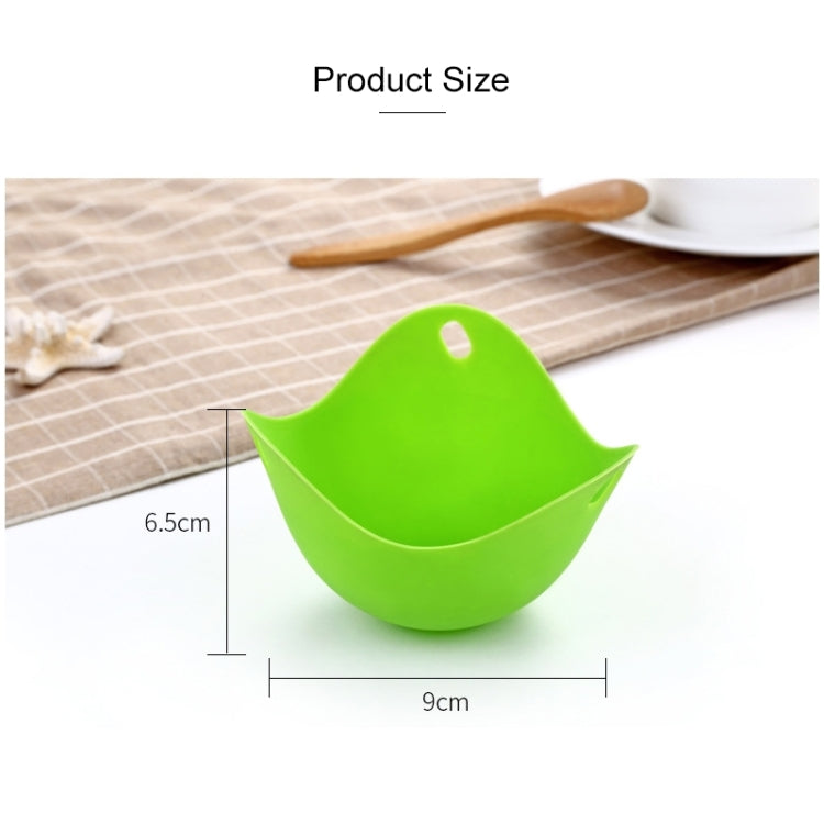 Silicone Egg Cooker Egg Bracket Kitchen Tools Pancake Cookware Bakeware Steam Eggs Plate Tray, Green, Red, Blue, Yellow, 4 pieces of steamed egg