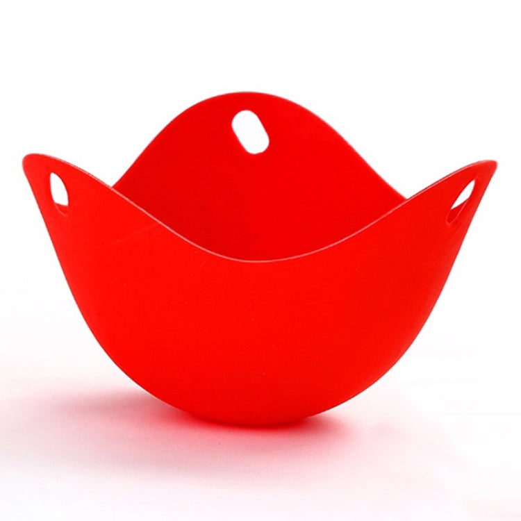 Silicone Egg Cooker Egg Bracket Kitchen Tools Pancake Cookware Bakeware Steam Eggs Plate Tray, Green, Red, Blue, Yellow, 4 pieces of steamed egg