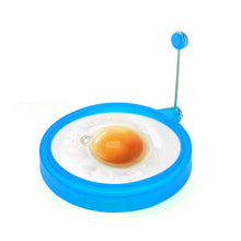 Load image into Gallery viewer, DIY Breakfast Round Silicone Egg Ring Fried Egg Mould Pancake Ring Non-stick Kitchen Cooking Mould, Round, Blue, Round, Green, Round, Orange, Round, Red