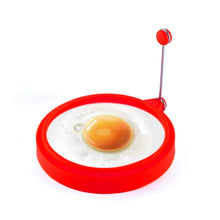 Load image into Gallery viewer, DIY Breakfast Round Silicone Egg Ring Fried Egg Mould Pancake Ring Non-stick Kitchen Cooking Mould, Round, Blue, Round, Green, Round, Orange, Round, Red