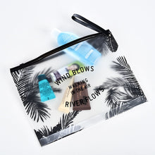 Load image into Gallery viewer, 5 PCS Fashion Travel Women Clear Transparent Cosmetic Bag Small Large PVC Necessary Makeup Bag Case Bath Wash Organizer Set