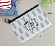 Load image into Gallery viewer, 5 PCS Fashion Travel Women Clear Transparent Cosmetic Bag Small Large PVC Necessary Makeup Bag Case Bath Wash Organizer Set