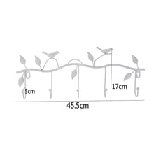 Load image into Gallery viewer, Wrought Iron Birds Pattern Decorated Simple Clothes Hooks