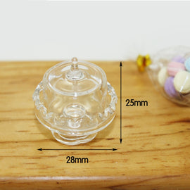Doll House Mini Accessories Dessert Pot Pastry Board Children Kitchen Toy