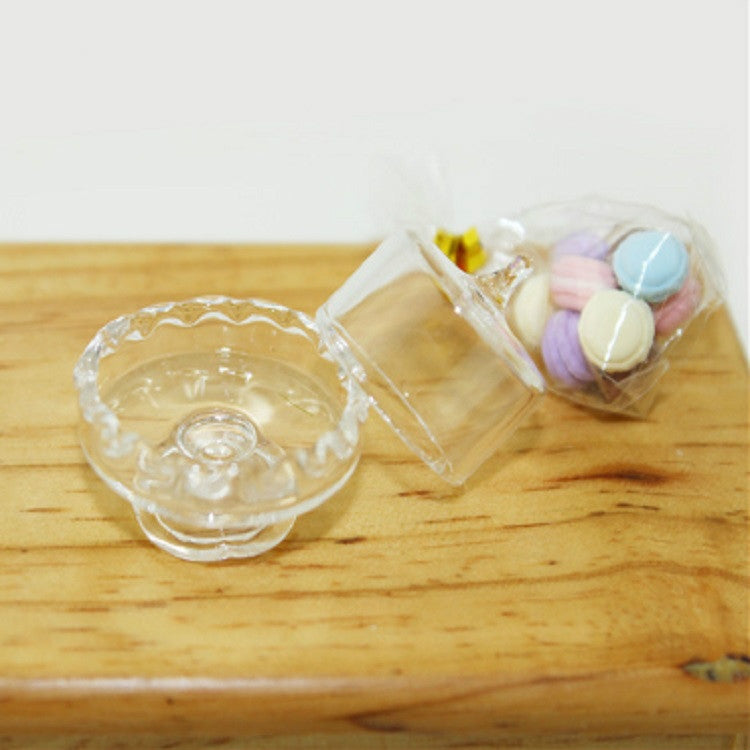 Doll House Mini Accessories Dessert Pot Pastry Board Children Kitchen Toy