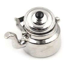 Load image into Gallery viewer, Dollhouse Miniature Metal Tea Kettle Pot Classic Pretend Play Furniture Toys for Kitchen Accessory