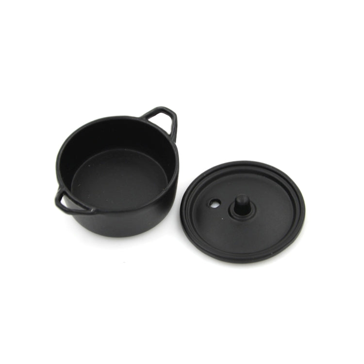 Doll House Miniature Kitchen Cooking Tools Alloy Copper Pot with Lid