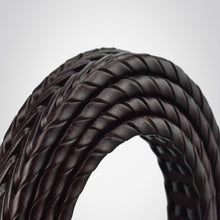 Load image into Gallery viewer, Wide Edition Hand Woven Lacquered Genuine Leather Waistband for Men