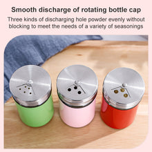 Load image into Gallery viewer, Stainless Steel Lid Glass Seasoning Jar Kitchen Supplies, Transparent