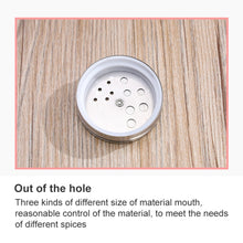 Load image into Gallery viewer, Stainless Steel Lid Glass Seasoning Jar Kitchen Supplies, Transparent