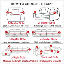Load image into Gallery viewer, Sofa All-inclusive Universal Set Sofa Full Cover Add One Piece of  Pillow Case, Single Seater(90-140cm), Two Seater(145-185cm), Three Seater(190-230cm), Four Seater(235-300cm)