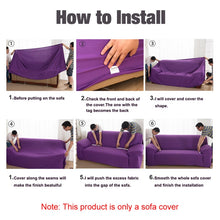 Load image into Gallery viewer, Sofa All-inclusive Universal Set Sofa Full Cover Add One Piece of  Pillow Case, Single Seater(90-140cm), Two Seater(145-185cm), Three Seater(190-230cm), Four Seater(235-300cm)