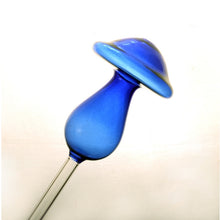 Load image into Gallery viewer, Mushroom Shape House Plants Flowers Water Feeder Automatic Self Watering Clear Glass Devices