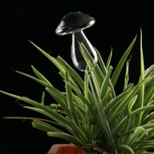 Load image into Gallery viewer, Mushroom Shape House Plants Flowers Water Feeder Automatic Self Watering Clear Glass Devices