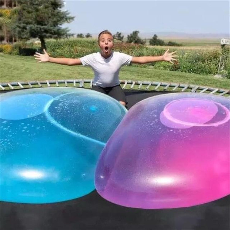 Bubble Ball TPR Blowing Balloon Racket Ball Toy