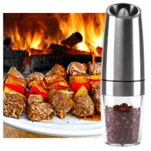 Load image into Gallery viewer, Automatic Electric Pepper Grinder Salt Mill with LED Light, Automatic Electric Pepper Grinder