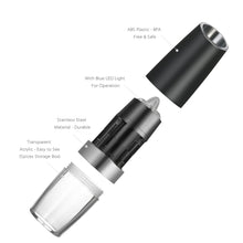 Load image into Gallery viewer, Automatic Electric Pepper Grinder Salt Mill with LED Light, Automatic Electric Pepper Grinder