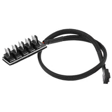 Load image into Gallery viewer, 2 PCS Computer Fan PWM Hub Computer Chassis Fan Hub, A Drag Five, A Drag Four