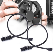 Load image into Gallery viewer, 2 PCS Computer Fan PWM Hub Computer Chassis Fan Hub, A Drag Five, A Drag Four