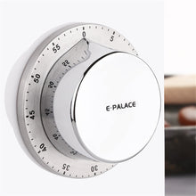 Load image into Gallery viewer, E-PALACE Magnet Timer Kitchen Stainless Steel Timer Creative Alarm Clock Mechanical Reminder Countdown Pomodoro, E-PALACE Magnet Timer