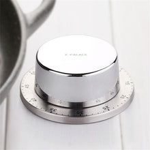 Load image into Gallery viewer, E-PALACE Magnet Timer Kitchen Stainless Steel Timer Creative Alarm Clock Mechanical Reminder Countdown Pomodoro, E-PALACE Magnet Timer
