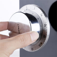 Load image into Gallery viewer, E-PALACE Magnet Timer Kitchen Stainless Steel Timer Creative Alarm Clock Mechanical Reminder Countdown Pomodoro, E-PALACE Magnet Timer