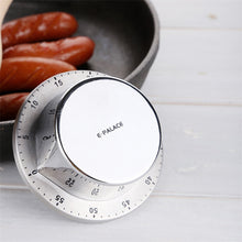Load image into Gallery viewer, E-PALACE Magnet Timer Kitchen Stainless Steel Timer Creative Alarm Clock Mechanical Reminder Countdown Pomodoro, E-PALACE Magnet Timer