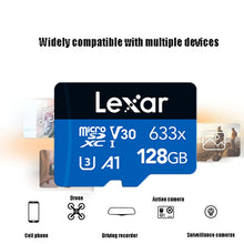 Load image into Gallery viewer, Lexar 633x 128GB  High-speed Driving Recorder Dedicated TF Card Mobile Phone Memory Card, 128GB