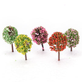 3 PCS Artificial Tree Miniature Garden Home Decoration, Random Color Delivery, Artificial Tree Decoration
