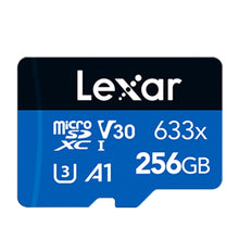 Load image into Gallery viewer, Lexar 633x 256GB High-speed Mobile Phone Camera Memory TF Card Switch Expansion Driving Recorder Dedicated Storage Flash Memory Card, 256GB