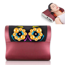 Load image into Gallery viewer, Cervical Spine Massage Pillow Neck Waist Back Multifunctional Electric Massage Cushion, EU Plug, AU Plug, US Plug, UK Plug