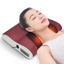 Load image into Gallery viewer, Cervical Spine Massage Pillow Neck Waist Back Multifunctional Electric Massage Cushion, EU Plug, AU Plug, US Plug, UK Plug