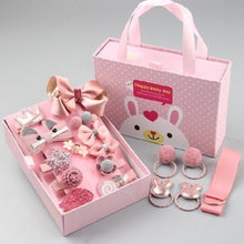 Load image into Gallery viewer, 18pcs / Sets Baby Hair Accessories Girls Hairpin Hair Ring Boxed, TBD077045401A, TBD077045401B, TBD077045401C, TBD077045401D, TBD077045401E