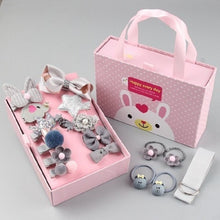 Load image into Gallery viewer, 18pcs / Sets Baby Hair Accessories Girls Hairpin Hair Ring Boxed, TBD077045401A, TBD077045401B, TBD077045401C, TBD077045401D, TBD077045401E