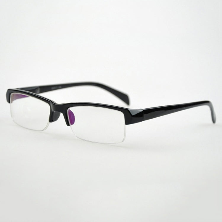 Women Men Half Frame Myopia Glasses HD AC Green Film Lens Myopia Eyeglasses